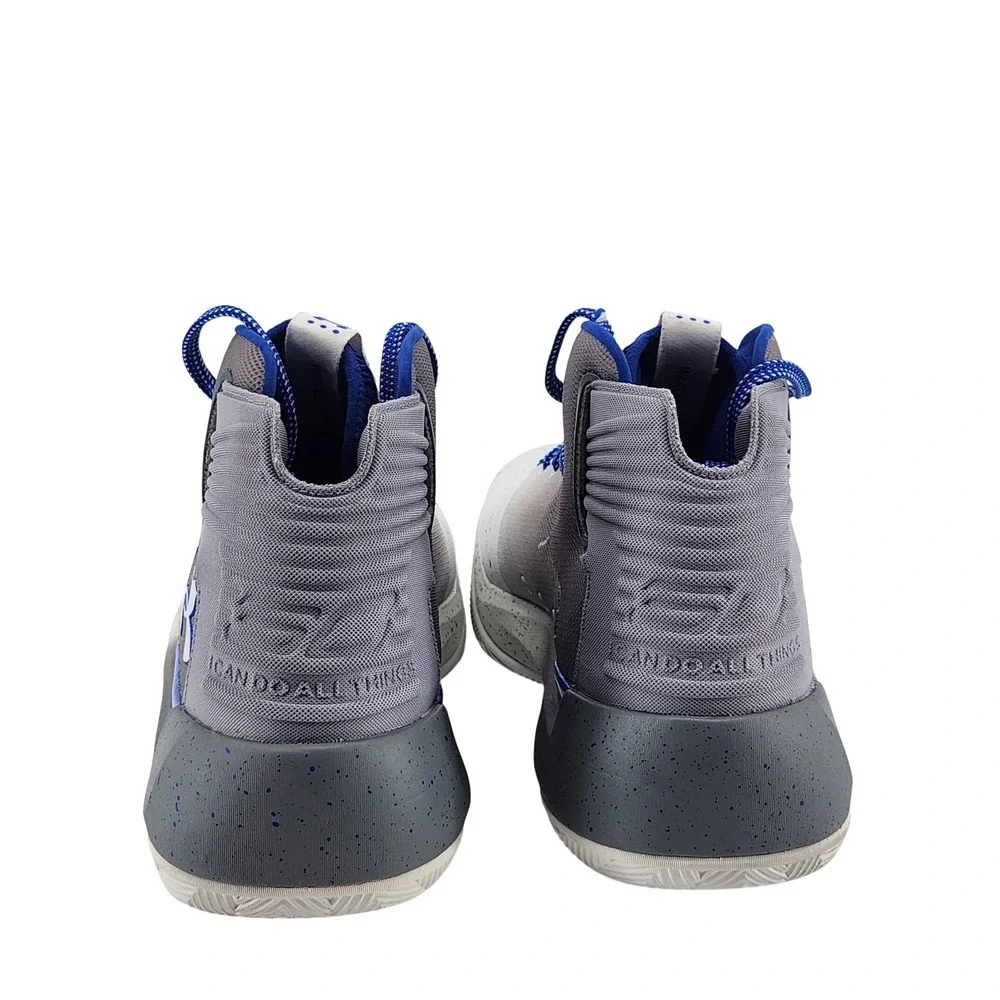 Under Armour SC 3Zero Mens 13 Gray Blue Curry‎ Basketball Shoes 1298308